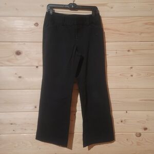 Vintage Women's Gap Stretch Straight Fit Dress Pants Black Size 10x28
